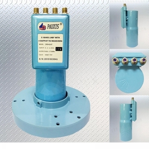 PAUXIS DP34Q-A C-BAND DUAL POLARITY SINGLE OUTPUT LNBF