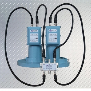 PAUXI STWO satellites TWO users C-BAND DUAL POLARITY SINGLE OUTPUT LNBF